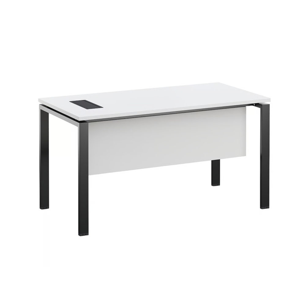 Офис бюро - Monaco 140/70/75h см бяло-черно